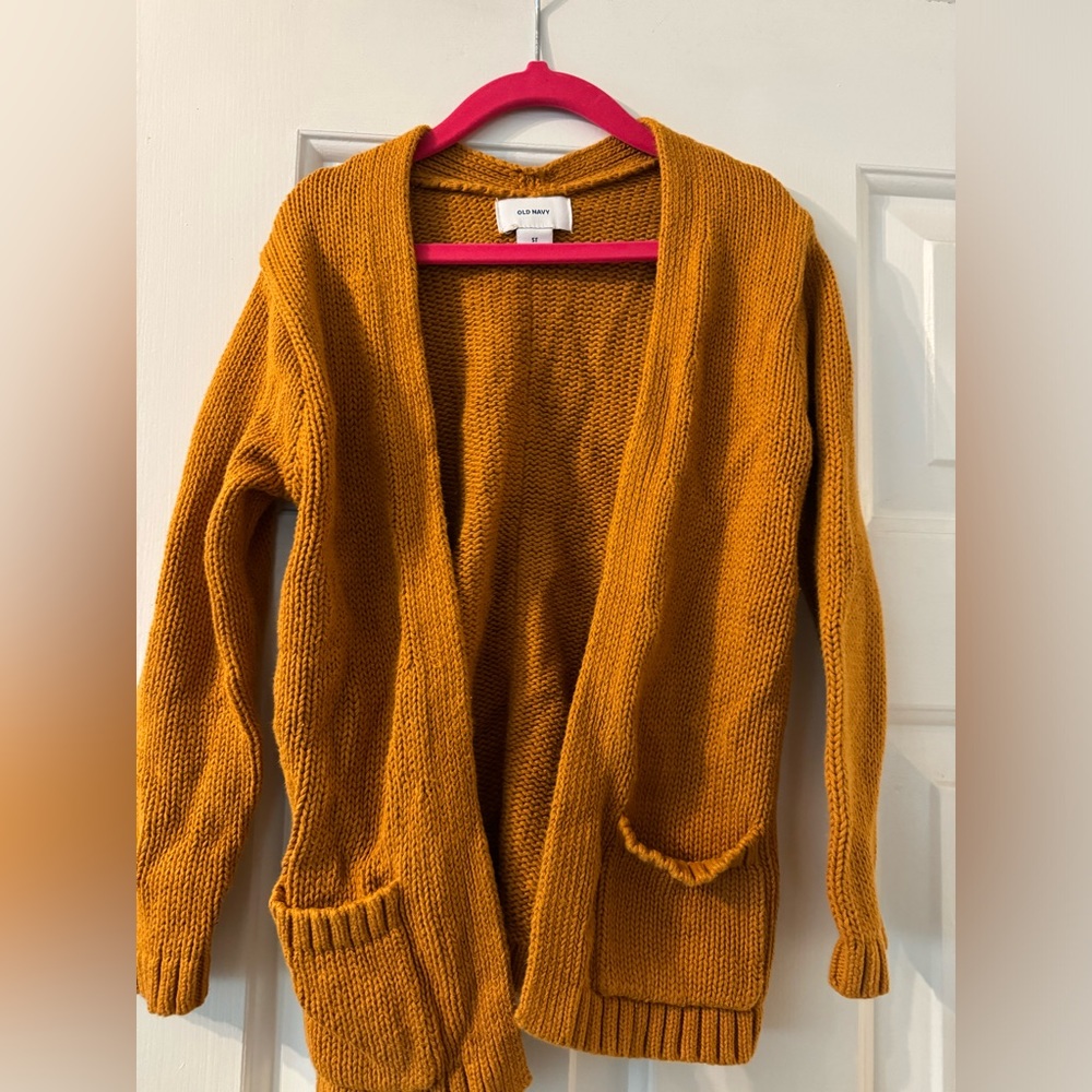 Old Navy Girls 5T rust cardigan
